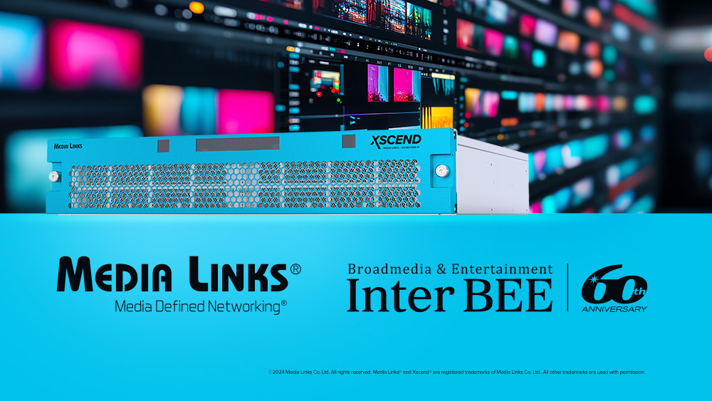 Media Links Exhibits at InterBEE 2024